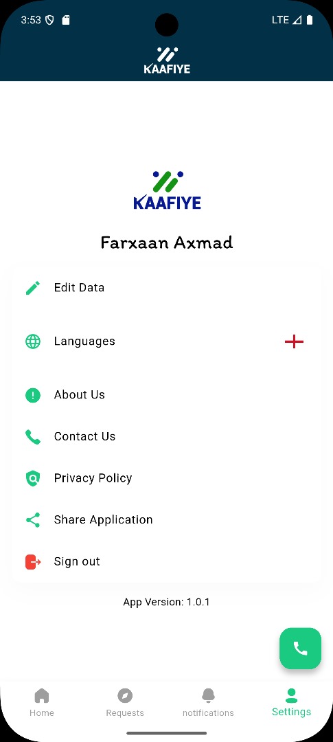 Kaafiye spiritual insights