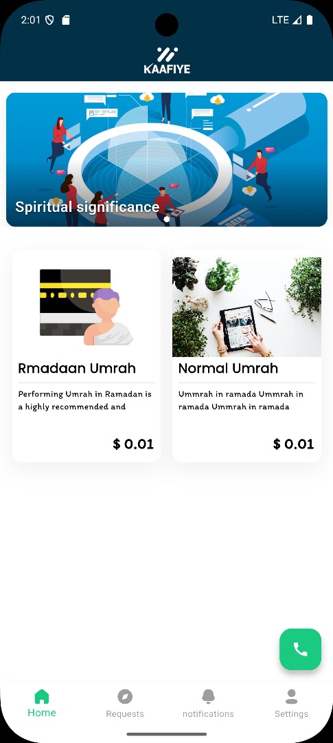 Kaafiye completion tracking